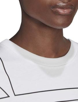 Camiseta Adidas LRG Logo Blanco Mujer