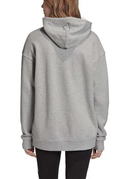 Sudadera Adidas Trefoil Gris Mujer