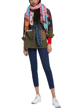 Foulard Desigual Boho Patch Multicolor Mujer