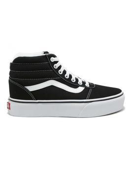 Zapatillas Vans Ward Hi Platform Negro/Bco Mujer C