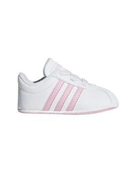 Zapatilla VL Court 2.0 Crib Blanco/Rosa