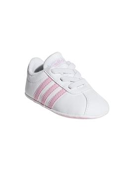 Zapatilla VL Court 2.0 Crib Blanco/Rosa