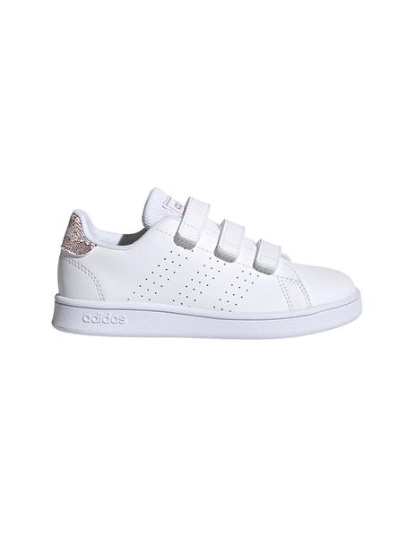 dolor de cabeza Imposible vulgar Zapatillas Adidas Advantage C Blanco/Rosa Niña