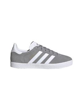 Zapatillas Adidas Gazelle J Gris/Blanco