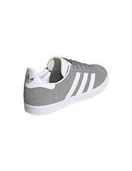 Zapatillas Adidas Gazelle J Gris/Blanco