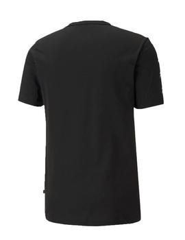 Camiseta Puma Amplified Negro Hombre