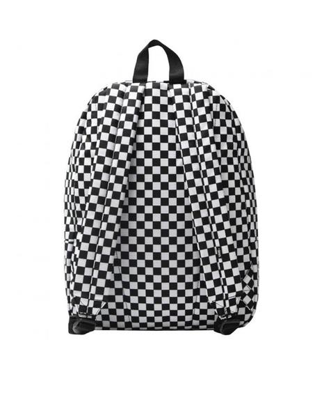 Mochila vans top negra cuadros