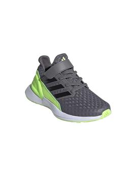 Zapatillas Adidas RapidaRun EL Gris/Verde