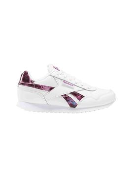 Zapatillas Royal CLJog Blanco/Rosa Niña