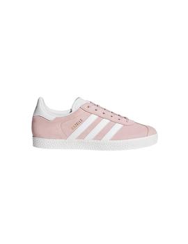 Adidas gazelle blancas y rosas top