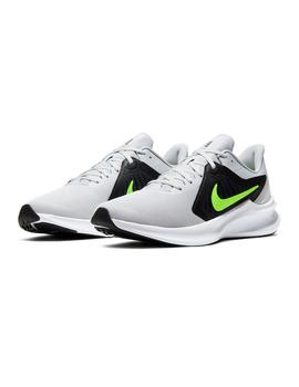 Zapatillas Nike Downshifter 10 Gris/Verde Hombre