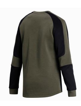 Sudadera Puma Evostripe Crew Verde/Negro Hombre