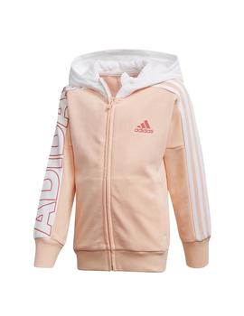 Chaqueta Adidas LK BR KN Rosa/Blanco Niña