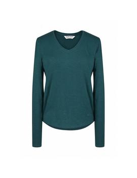 Camiseta Naf Naf Oabing ML Verde Mujer