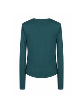 Camiseta Naf Naf Oabing ML Verde Mujer