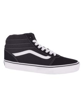 Zapatillas Vans Ward Hi Negro/Bco Hombre Suede/Can