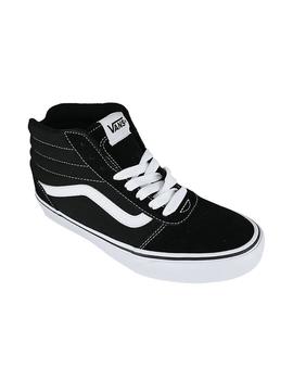 Zapatillas Vans Ward Hi Negro/Bco Hombre Suede/Can