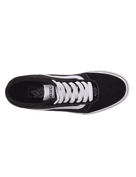 Zapatillas Vans Ward Hi Negro/Bco Hombre Suede/Can