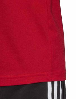 Camiseta Adidas Trefoil Rojo Niño