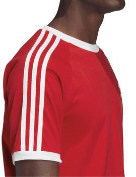 Camiseta Adidas 3-Stripes Rojo/Blanco Hombre
