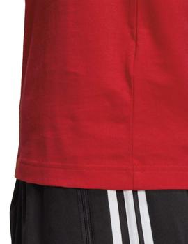 Camiseta Adidas 3-Stripes Rojo/Blanco Hombre