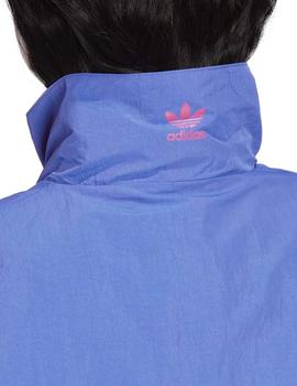 Chaqueta Adidas Big TRF Azul/Tostado Mujer