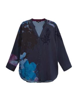 Camisa Desigual Anais Marino/Flores Mujer