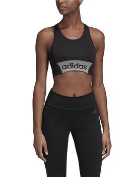 Top Adidas W D2M BRND Negro/Blanco Mujer