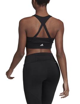 Top Adidas W D2M BRND Negro/Blanco Mujer