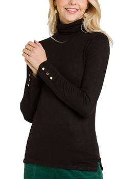 Camiseta Naf Naf Owinter Negro Mujer