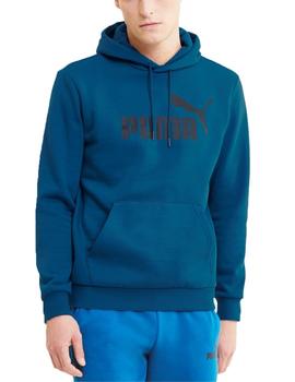 Sudadera Puma ESS  FL Big Logo Azul Hombre