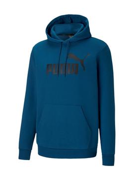 Sudadera Puma ESS  FL Big Logo Azul Hombre