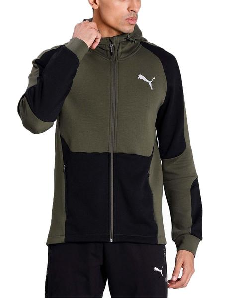 Chaqueta Puma Evostripe FZ Verde/Negro Hombre