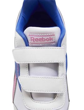 Zapatillas Reebok Royal CLJog 2 Bco/Rosa/Azul Niña