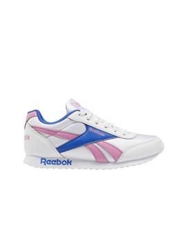 Zapatillas Reebok Royal CLJog 2 Bco/Rosa/Azul Niña