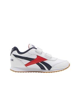 Zapatillas Reebok Royal CLJog Bco/Mno/Ro Para Niño