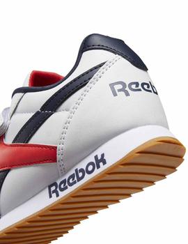 Zapatillas Reebok Royal CLJog Bco/Mno/Ro Para Niño