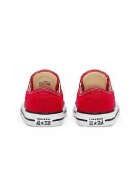 Zapatillas Converse AS OX Canvas Rojo