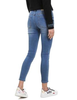 Pantalon Desigual Kentya Denim Medio Mujer