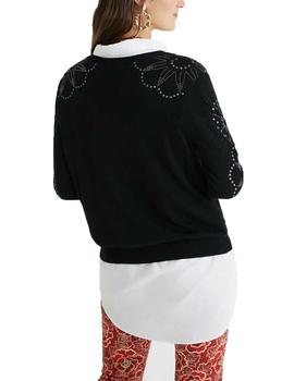 Jersey Desigual Vancouver Negro Mujer