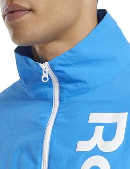 Chaqueta Reebok TE LL Woven Azul/Blanco Hombre