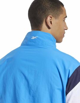 Chaqueta Reebok TE LL Woven Azul/Blanco Hombre