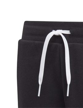 Pantalon corto Adidas Fleece Negro/Blanco Niño