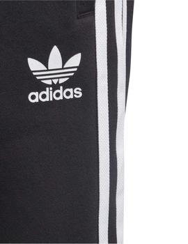 Pantalon corto Adidas Fleece Negro/Blanco Niño