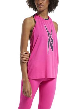 Camiseta Reebok WOR SUP BL Tank Fucsia Mujer