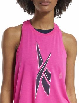 Camiseta Reebok WOR SUP BL Tank Fucsia Mujer