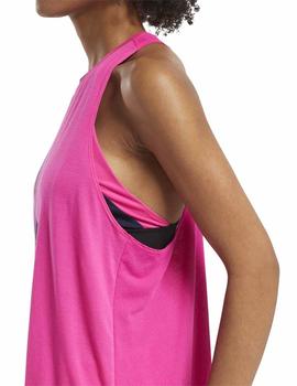 Camiseta Reebok WOR SUP BL Tank Fucsia Mujer