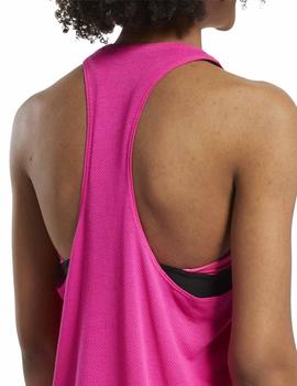 Camiseta Reebok WOR SUP BL Tank Fucsia Mujer