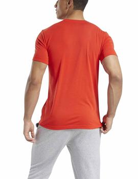 Camiseta Reebok GS Training Speedwick Rojo Hombre