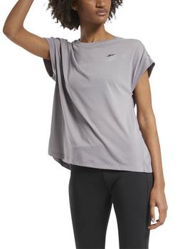 Camiseta Reebok WOR SUP Detail Gris Mujer